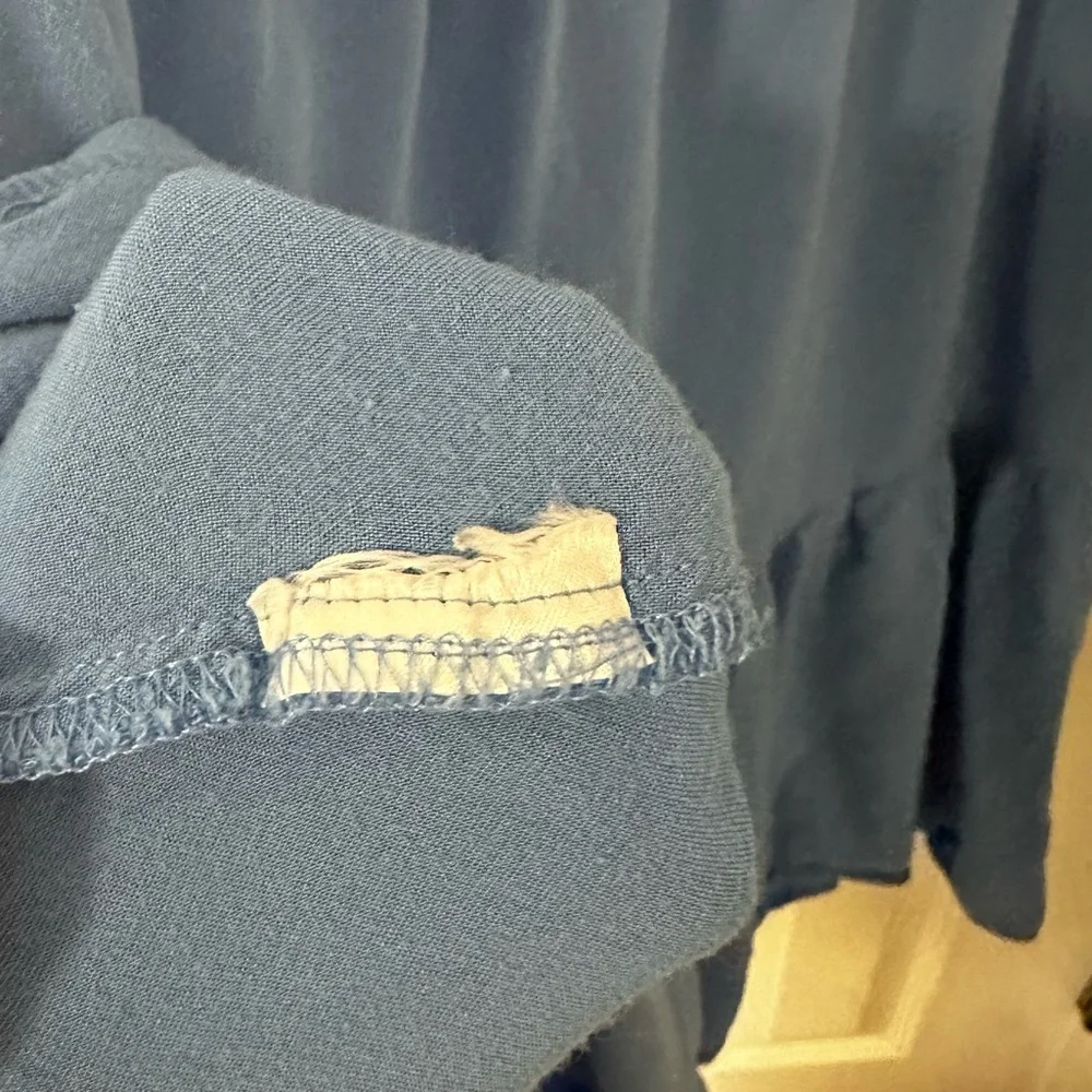 H&M Mama lightweight blue maternity dress, size XL - Picture 5 of 6